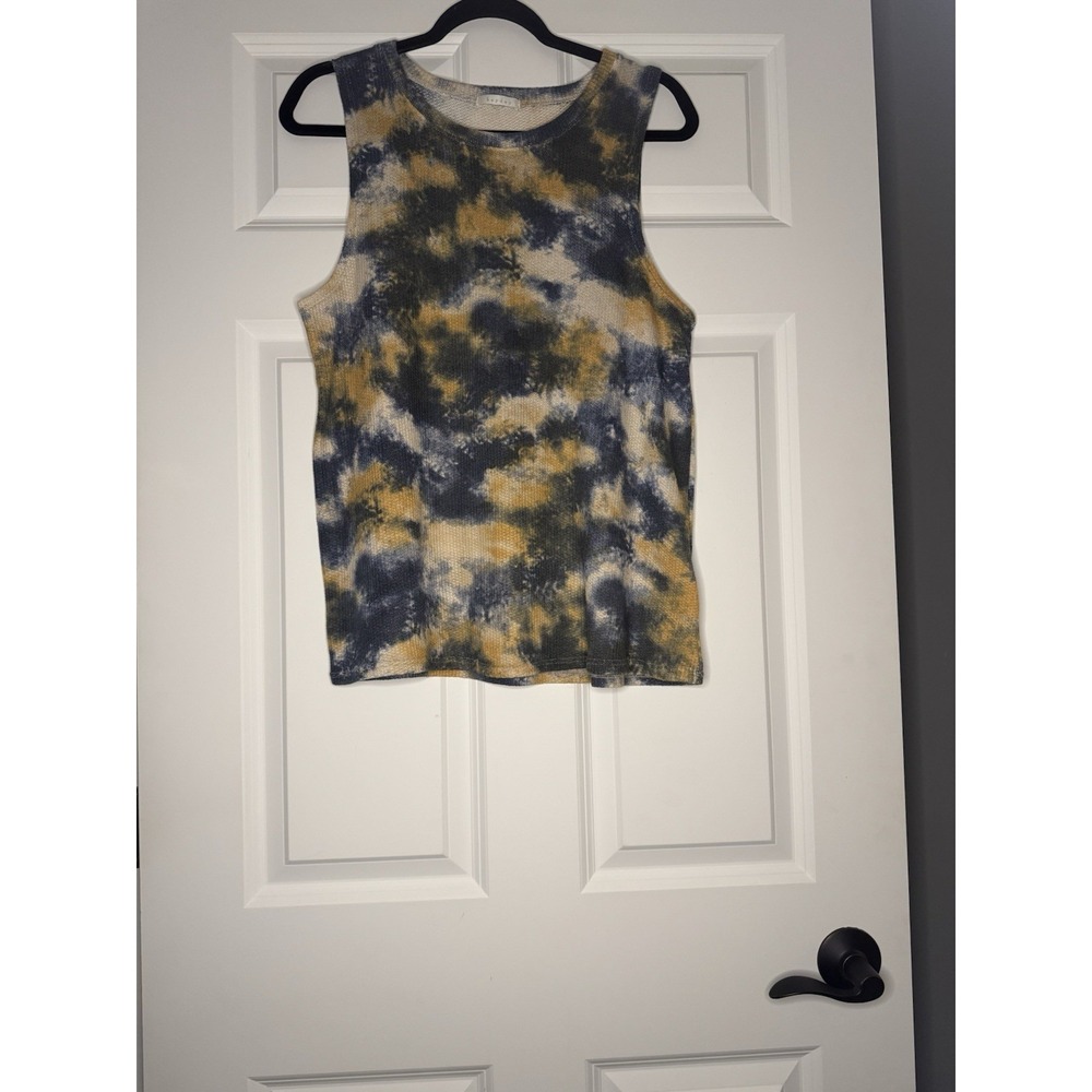 Heyday Tie Dye Tank Top Large Multicolor